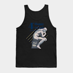 Funny 4th of July shirt Tank Top